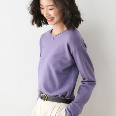Suéter Suelto Estilo Coreano para Mujer - Prenda Base Versátil - Image 25