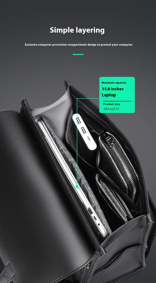 Mochila Ejecutiva Ligera de Gran Capacidad con Compartimento para Laptop - Image 15