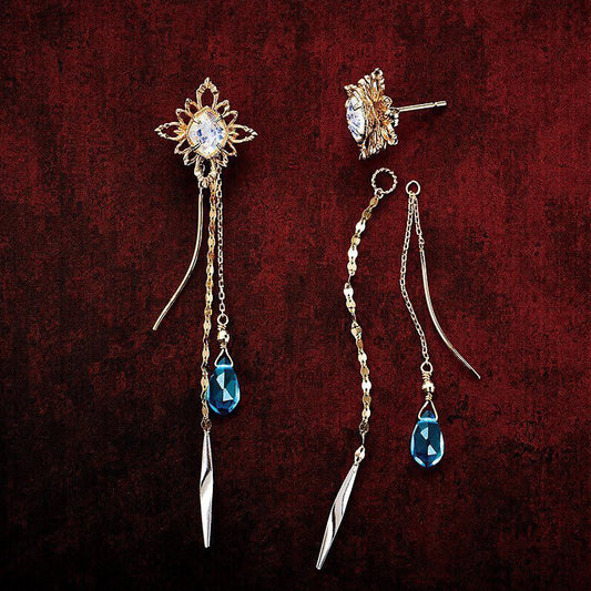Aretes de Plata Esterlina 925 Retro Japonés - Diseño Exquisito