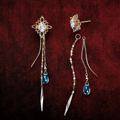 Aretes de Plata Esterlina 925 Retro Japonés - Diseño Exquisito