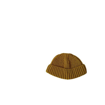 Gorro Tejido para Bebé con Puños Acanalados en Colores Sólidos - Image 5