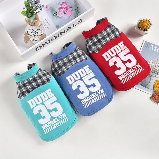 Chaleco Acolchado Teddy Cuadros para Otoño e Invierno