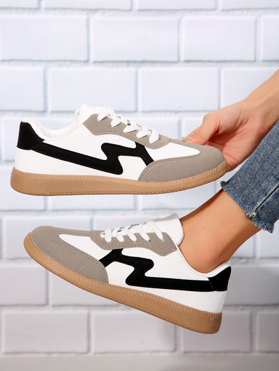 Zapatillas Deportivas Casuales Elegantes con Cordones para Mujeres - Image 9