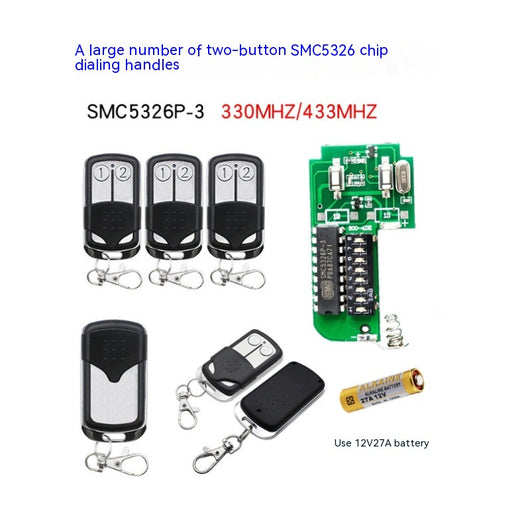 Control Remoto Inalámbrico 433MHz SMC5326 - Alcance Profesional - Image 4