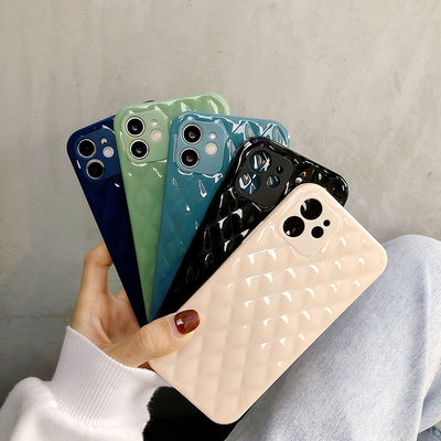 Funda Protectora TPU Brillo Diseño Rombo - Carcasa Suave y Resistente - Image 10