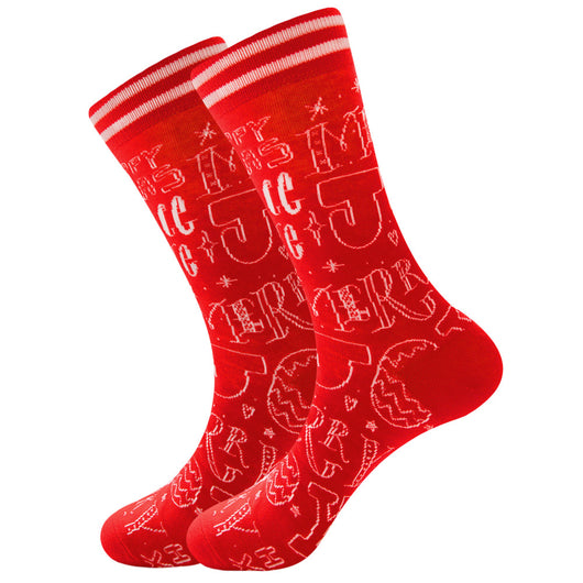 Calcetines Navideños con Renos y Santa - 12 Colores Festivos - Image 7