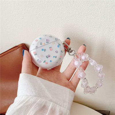 Auriculares Inalámbricos Bluetooth Mariposa Floral con Estuche de Silicona Transparente - Image 16