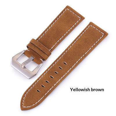 Correa de Reloj en Cuero Gamuza Premium Costura Artesanal Gruesa - Image 24
