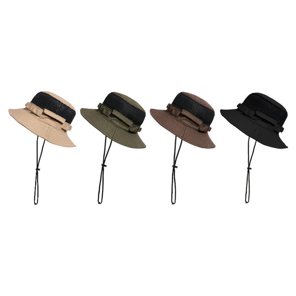 Gorra de Viaje Plegable con Protección Solar y Cordón Ajustable