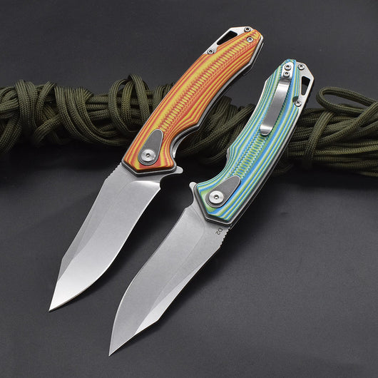 Cuchillo Plegable para Frutas con Mango de Espina de Acero - Image 12