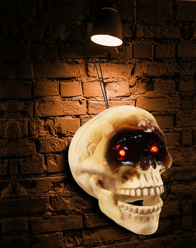 Calavera Flotante Animada con Sonido Realista para Halloween - Image 9