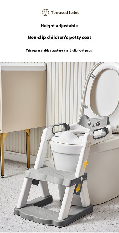 Escalera de Baño Infantil con Asiento de Inodoro y Reposapiés - Image 26