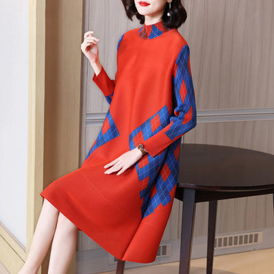 Vestido Plisado Francés de Lujo para Primavera - Image 4
