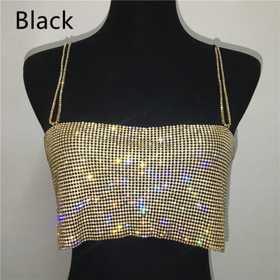 Top Espalda Descubierta con Cadena de Diamantes - Image 7