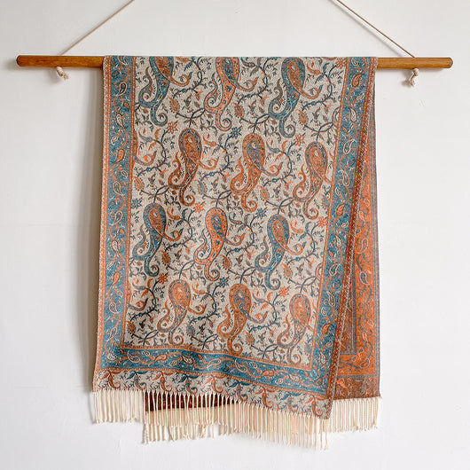 Chal Étnico de Cachemira Artificial para Mujer - Estilo Bohemio - Image 10