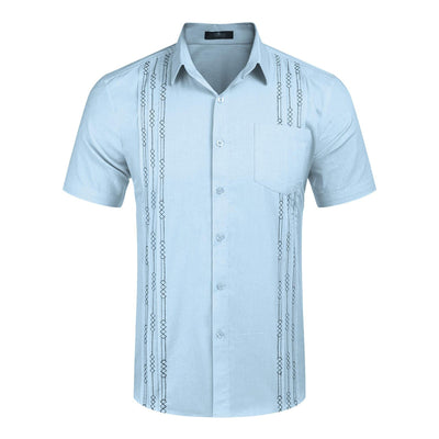 Guayabella Cuba Beach con Bolsillo - Camisa Casual de Lino - Image 5