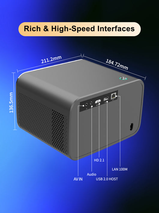 Proyector Portátil Ultra HD 1080P con Android 13 - Image 13