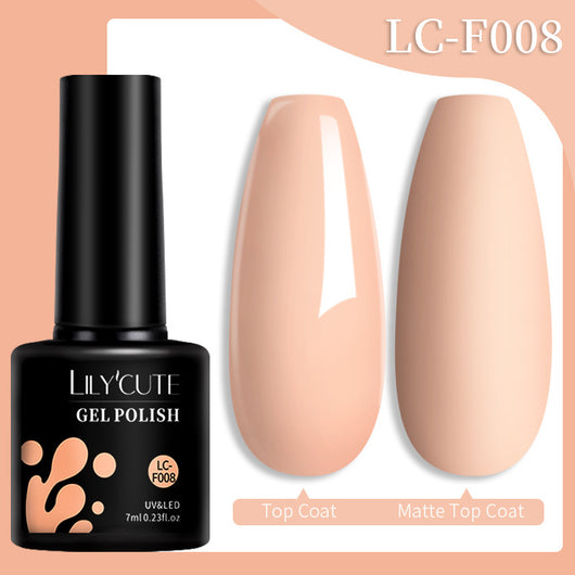 Set de Pegamento para Uñas con Brillo de Color Sólido - Image 43