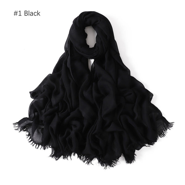 Pashmina Modal Fina Transpirable - Chal Ligero Monocromático para Mujer - Image 6