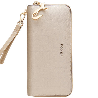 Cartera Larga de Lujo con Múltiples Compartimentos para Tarjetas - Image 5