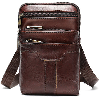 Bolsa Mensajero de Cuero Vacuno Vintage - Image 9