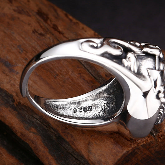 Anillo de Plata 925 Cupido Ángel Ajustable - Image 4