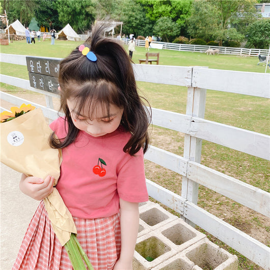 Conjunto Infantil TAO. CAT Niña Verano Estilo Coreano - Set de Dos Piezas - Image 9