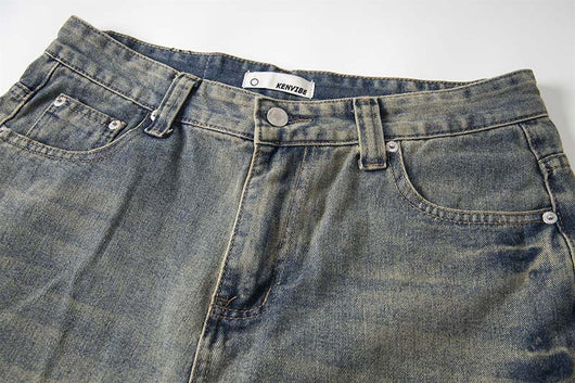 Jeans Flare Desgastados para Hombre - Estilo Vintage Moderno - Image 20