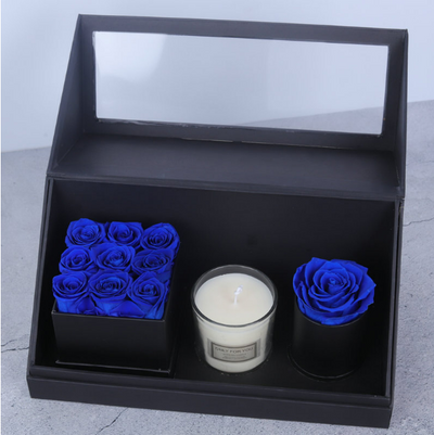 Set de Velas Aromáticas con Flores Preservadas - Caja de Regalo Premium - Image 10