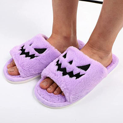 Pantuflas Cálidas de Invierno Halloween para Mujer - Cómodas y Adorables - Image 9