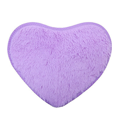 Tapete de Lana y Seda en Forma de Corazón para Dormitorio - Image 10