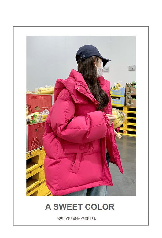 Chaqueta Corta de Plumón Blanco para Mujer - Abrigo Elegante de Invierno - Image 41