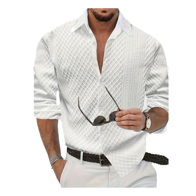 Camisa de Solapa Moderna para Hombre - Image 10