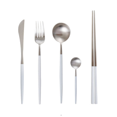 Cubiertos de Plata OUDING - Cuchara de Acero Inoxidable 304 para Mesa Occidental - Image 16