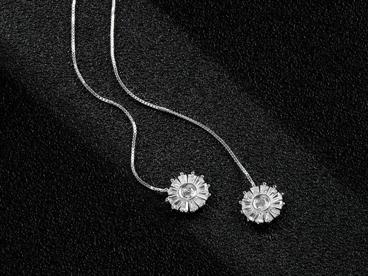 Aretes de Cristal Navideño con Borla - Diseño Copo de Nieve Elegante para Mujer - Image 17