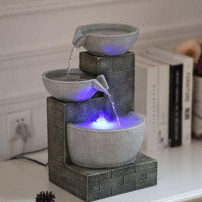Humidificador de Escritorio Minimalista con Fuente de Agua - Image 7