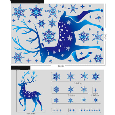 Pegatinas Navideñas Reno y Copo de Nieve para Ventanas - Decoración Infantil - Image 3