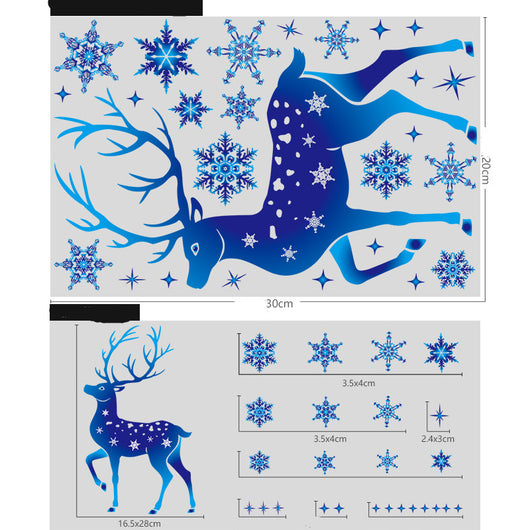 Pegatinas Navideñas Reno y Copo de Nieve para Ventanas - Decoración Infantil - Image 3