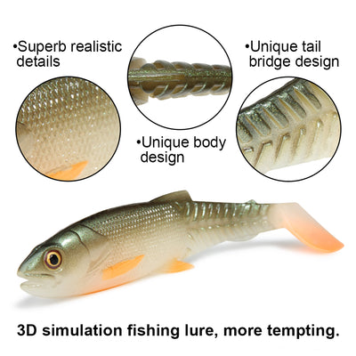 Set de Señuelos Biónico con Cola T - Cebo Realista para Pesca - Image 3