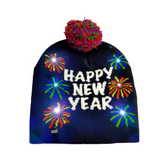 Gorro Navideño Tejido con Luz LED Multicolor - Image 15