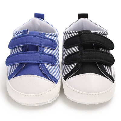 Zapatos Casuales Antideslizantes con Rayas y Velcro - Image 16