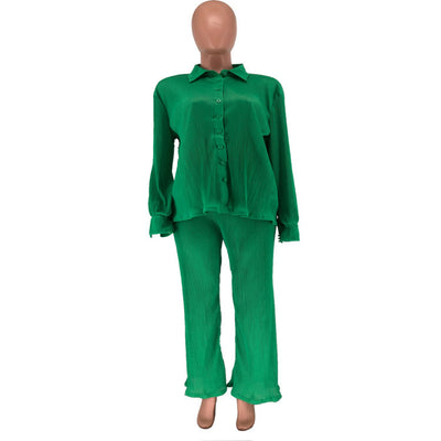 Blusa Ejecutiva Plisada Personalizable de Colores Lisos - Image 15