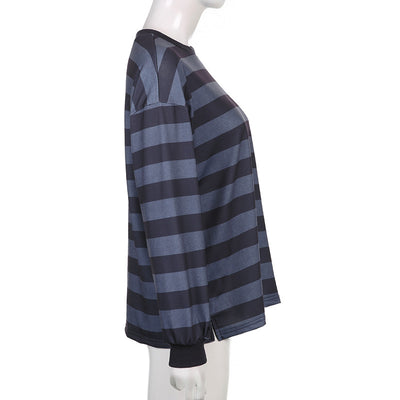 Sudadera Rayada de Manga Larga para Mujer - Image 11