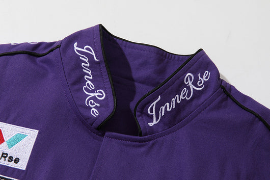 Chaqueta Deportiva Suelta Sin Cuello con Cierre - Estilo Béisbol Negro - Image 20