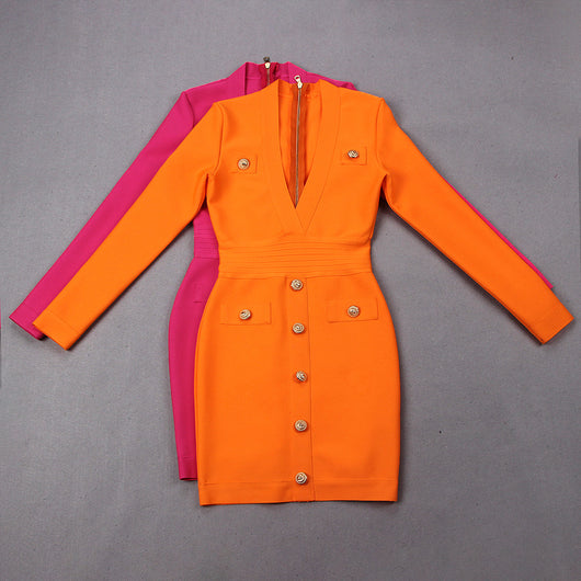 Vestido Elegante Entallado de Manga Larga para Mujer - Image 23