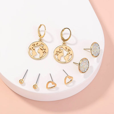 Aretes de Resina con Corazones de Amor - Image 4