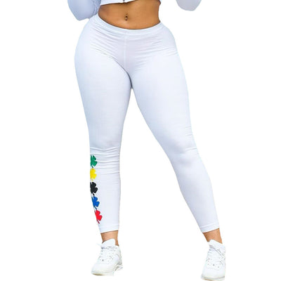 Pantalones Casuales Estampados Ajustados de Moda - Image 6