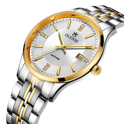 Reloj de Hombre Acero Inoxidable Resistente al Agua Cuarzo - Image 4