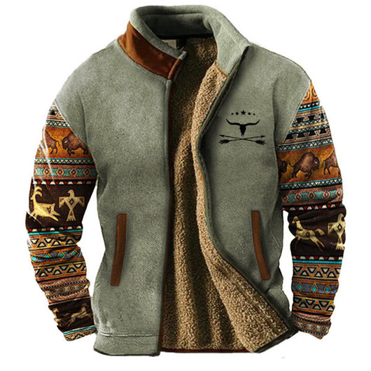 Chaqueta Fleece de Algodón para Hombre - Estilo Moderno y Confortable - Image 12