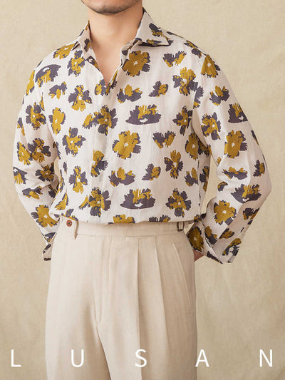 Camisa Ligera de Manga Larga con Drapeado Transpirable para Primavera y Verano - Image 8